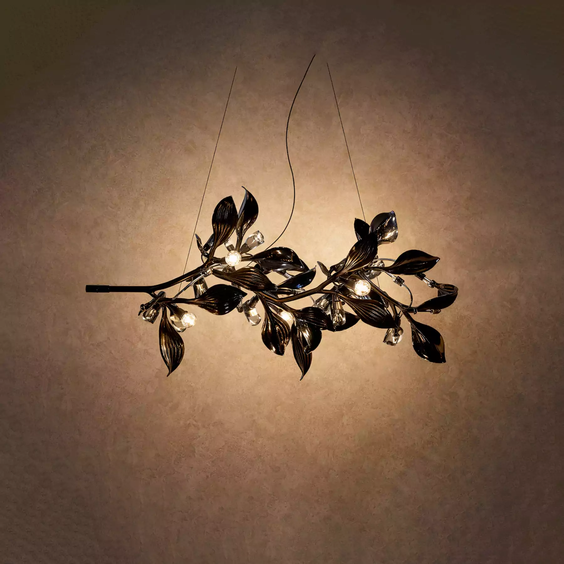 Noir Flora Chandelier